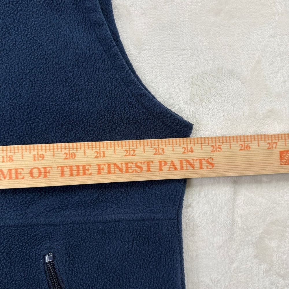 Columbia Mens Navy Blue Full Zip Fleece Vest Large - Picture 7 of 9